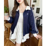 ロゴ刺繍トラックジャケット | moment+ | 詳細画像26 