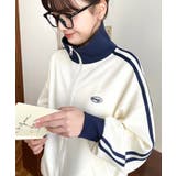 ロゴ刺繍トラックジャケット | moment+ | 詳細画像3 