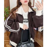 ロゴ刺繍トラックジャケット | moment+ | 詳細画像33 