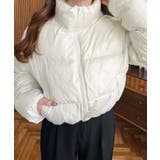 ファイバーダウンメタリックショートダウンブルゾン | moment+ | 詳細画像15 