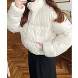 ファイバーダウンメタリックショートダウンブルゾン | moment+ | 詳細画像16 