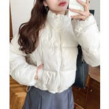 ファイバーダウンメタリックショートダウンブルゾン | moment+ | 詳細画像3 