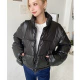 ファイバーダウンメタリックショートダウンブルゾン | moment+ | 詳細画像30 