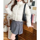 ファイバーダウンメタリックショートダウンブルゾン | moment+ | 詳細画像4 