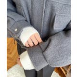 フェイクウールモッサ2WAYアレンジカラーショートブルゾン | moment+ | 詳細画像32 