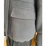 フェイクウールモッサ2WAYアレンジカラーショートブルゾン | moment+ | 詳細画像34 