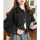 フェイクウールモッサ2WAYアレンジカラーショートブルゾン | moment+ | 詳細画像37 