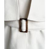 2WAYアレンジカラーミドル丈カラーコートニットメルトン | moment+ | 詳細画像19 