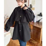 2WAYアレンジカラーミドル丈カラーコートニットメルトン | moment+ | 詳細画像30 