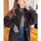 2WAYアレンジカラーミドル丈カラーコートニットメルトン | moment+ | 詳細画像37 