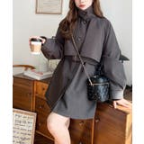 2WAYアレンジカラーミドル丈カラーコートニットメルトン | moment+ | 詳細画像41 