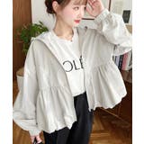 ナイロンワッシャーバルーンペプラムショートマンパー | moment+ | 詳細画像15 