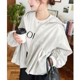 ナイロンワッシャーバルーンペプラムショートマンパー | moment+ | 詳細画像17 