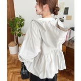 ナイロンワッシャーバルーンペプラムショートマンパー | moment+ | 詳細画像19 