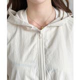 ナイロンワッシャーバルーンペプラムショートマンパー | moment+ | 詳細画像7 