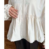 ナイロンワッシャーバルーンペプラムショートマンパー | moment+ | 詳細画像9 