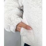 ショート丈ジップパーカーフェイクファーブルゾン | moment+ | 詳細画像16 