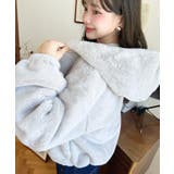ショート丈ジップパーカーフェイクファーブルゾン | moment+ | 詳細画像30 