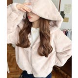 ショート丈ジップパーカーフェイクファーブルゾン | moment+ | 詳細画像37 