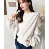 ショート丈ジップパーカーフェイクファーブルゾン | moment+ | 詳細画像9 