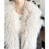 フェイクレザー×シープファームートン風ライダースジャケットブルゾン | moment+ | 詳細画像19 