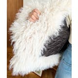 フェイクレザー×シープファームートン風ライダースジャケットブルゾン | moment+ | 詳細画像24 