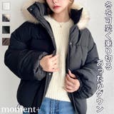 \ファーフードで小顔効果◎/ファイバーダウンフードファーブルゾン | moment+ | 詳細画像1