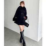 ＼乙女心くすぐる♡／ファーティペット付きミドル丈ステンカラーコート | moment+ | 詳細画像15 