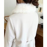 ファーティペット付きミドル丈バルーントレンチコート(バルーンコート) | moment+ | 詳細画像21 