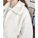 2WAYアレンジカラーテディベアボアブルゾン | moment+ | 詳細画像10 