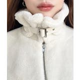 2WAYアレンジカラーテディベアボアブルゾン | moment+ | 詳細画像11 