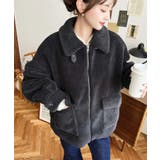 2WAYアレンジカラーテディベアボアブルゾン | moment+ | 詳細画像20 