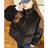 2WAYアレンジカラーテディベアボアブルゾン | moment+ | 詳細画像25 