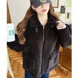 2WAYアレンジカラーテディベアボアブルゾン | moment+ | 詳細画像26 