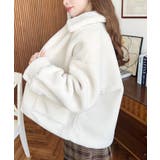 2WAYアレンジカラーテディベアボアブルゾン | moment+ | 詳細画像7 