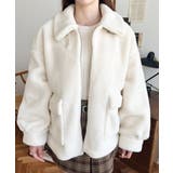 2WAYアレンジカラーテディベアボアブルゾン | moment+ | 詳細画像8 