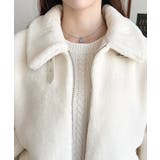 2WAYアレンジカラーテディベアボアブルゾン | moment+ | 詳細画像9 