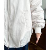 裏地キルティングスタンドリブカラーコクーンブルゾン | moment+ | 詳細画像11 