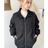 裏地キルティングスタンドリブカラーコクーンブルゾン | moment+ | 詳細画像20 