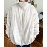 裏地キルティングスタンドリブカラーコクーンブルゾン | moment+ | 詳細画像7 