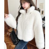 2wayアレンジカラーファーブルゾン | moment+ | 詳細画像2 