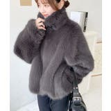 2wayアレンジカラーファーブルゾン | moment+ | 詳細画像25 