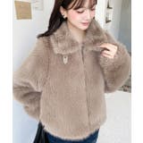 2wayアレンジカラーファーブルゾン | moment+ | 詳細画像39 