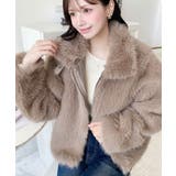 2wayアレンジカラーファーブルゾン | moment+ | 詳細画像42 