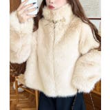 ベージュ | 2wayアレンジカラーファーブルゾン | moment+