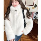 アイボリー | 2wayアレンジカラーファーブルゾン | moment+