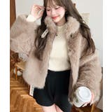 モカ | 2wayアレンジカラーファーブルゾン | moment+