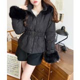 ベルト付きフードファーダウンジャケット | moment+ | 詳細画像15 