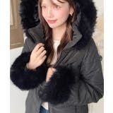 ベルト付きフードファーダウンジャケット | moment+ | 詳細画像21 