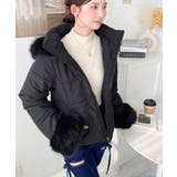 ベルト付きフードファーダウンジャケット | moment+ | 詳細画像28 